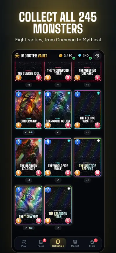 Collect all 245 monsters