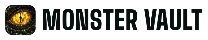 Monster Vault logo for light backgrounds